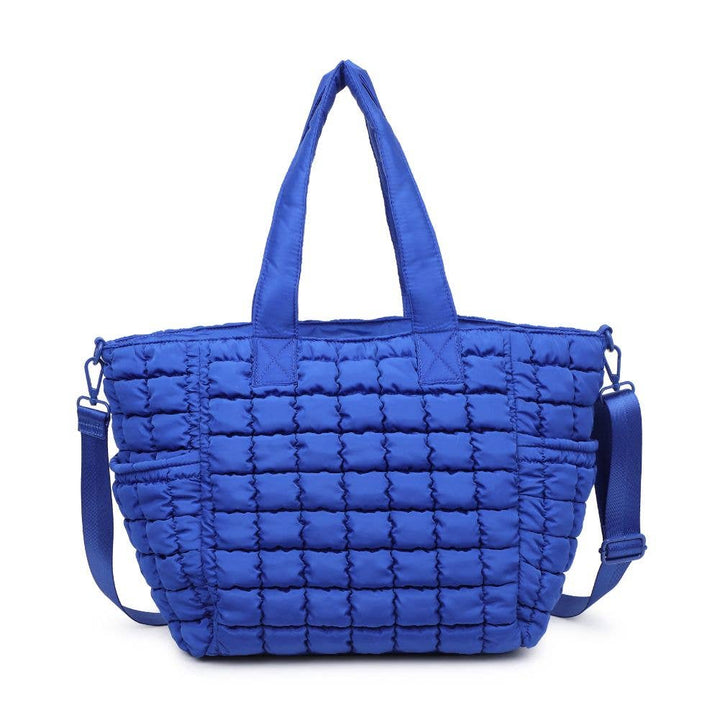 Quilted Puffer Nylon Tote
