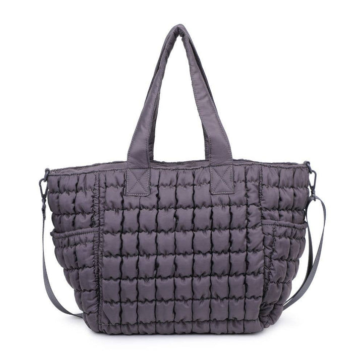 Quilted Puffer Nylon Tote