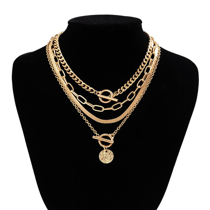 Multi Chain Coin Necklace