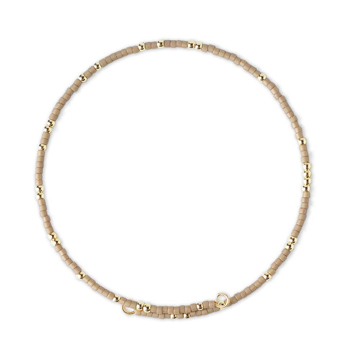 Mocha Confetti Beaded Bracelets