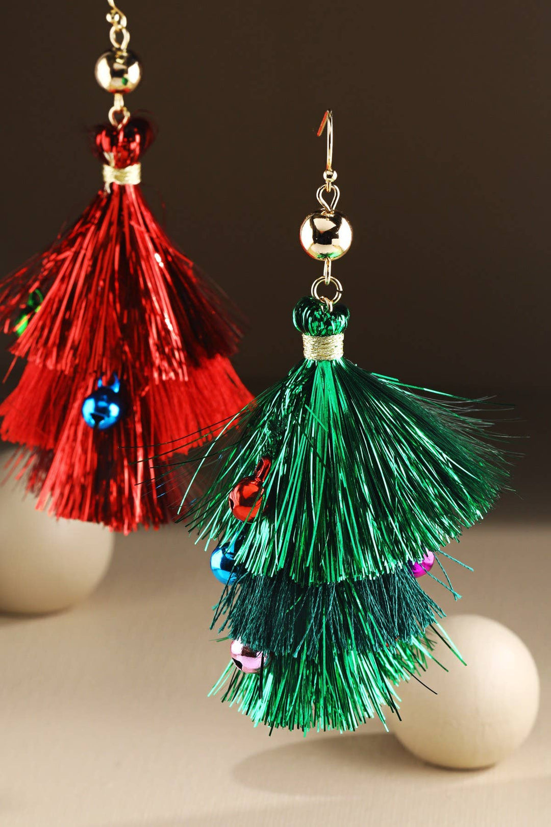 Christmas Tassel Earrings