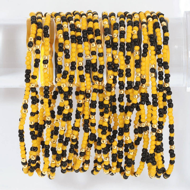 Stretch Seed Bead GAME DAY Bracelets