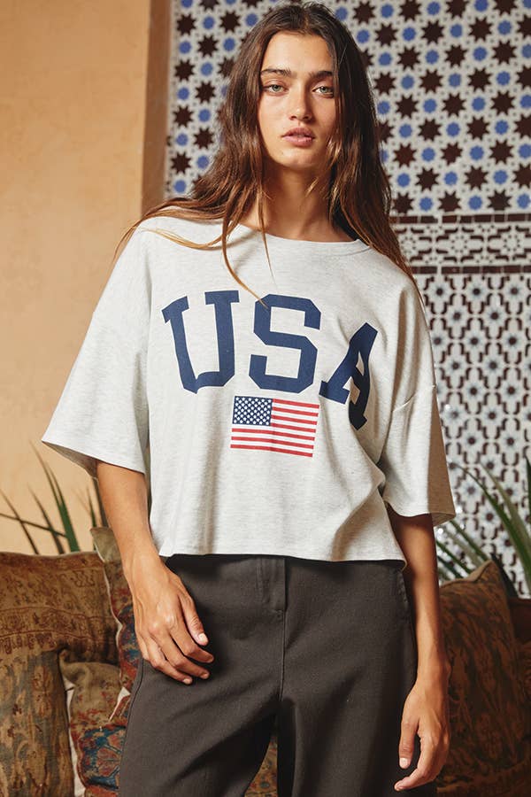 USA Graphic Top