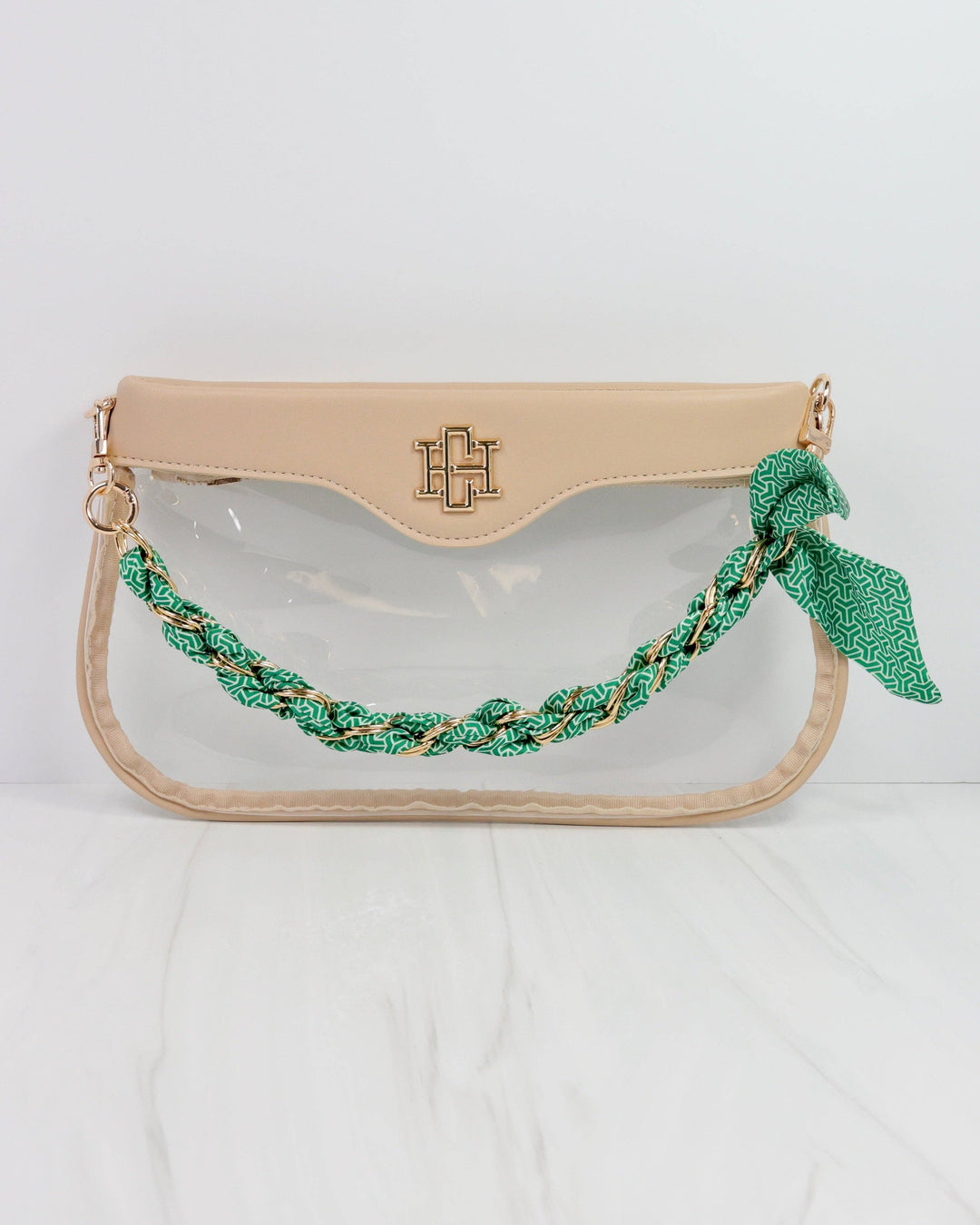 Green Scarf Purse Chain