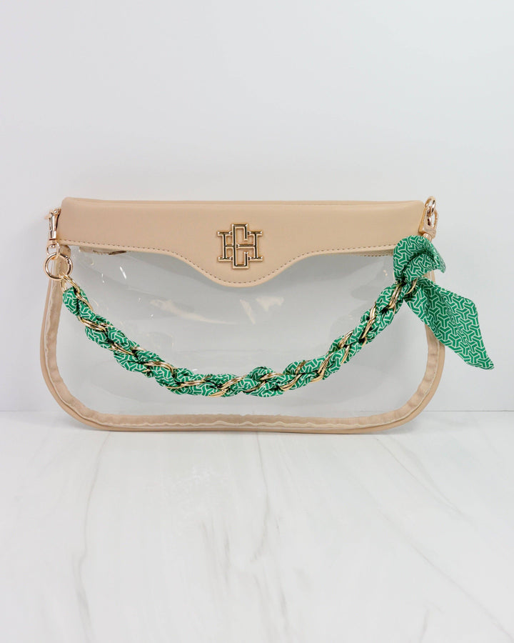 Green Scarf Purse Chain
