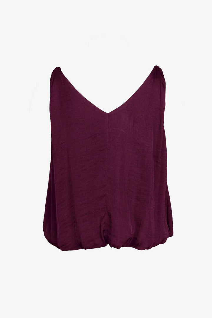 Billowy Strap Accent Tank Top