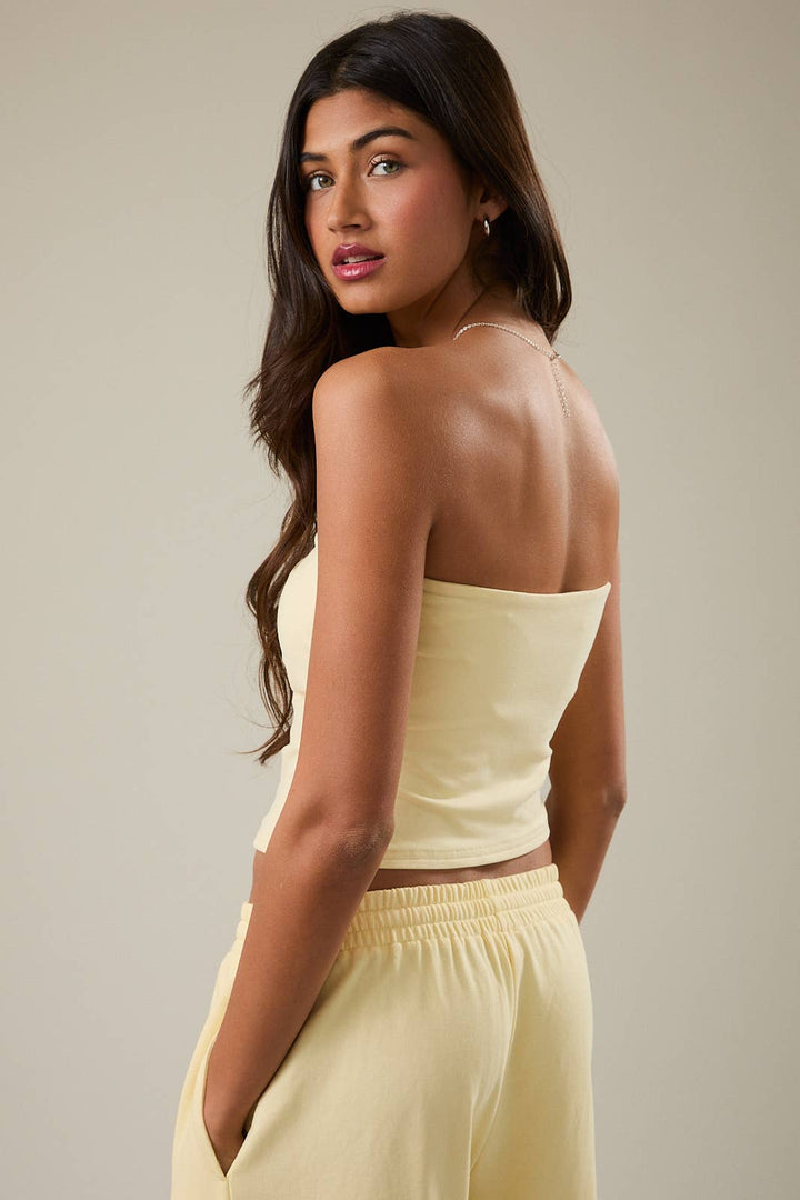 Butter Yellow Tube Top