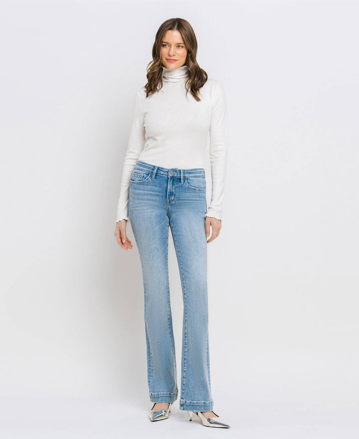Mid Rise Bootcut Jean