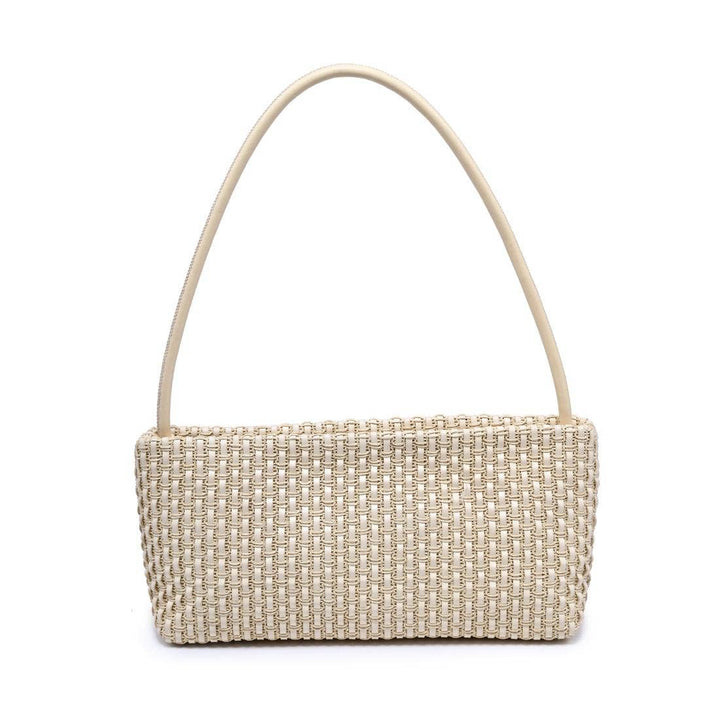 Natural Woven Shoulder Bag