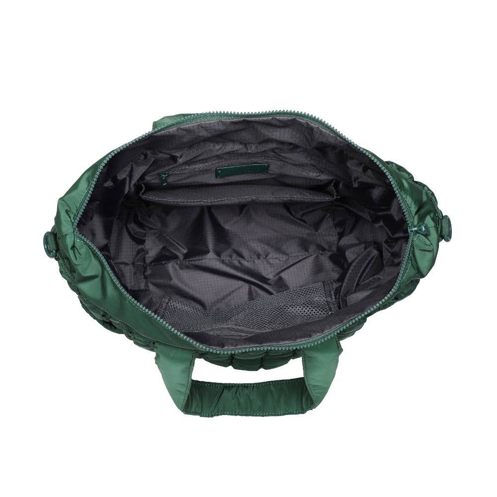 Quilted Puffer Nylon Tote