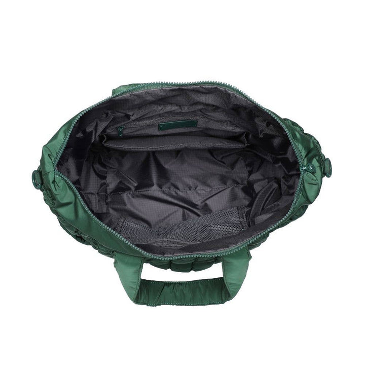 Quilted Puffer Nylon Tote