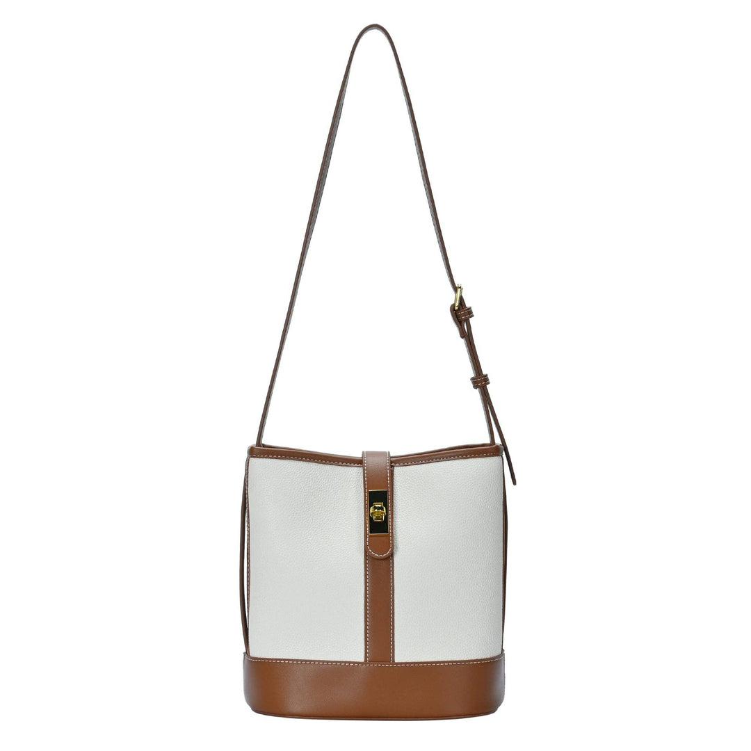 Black &amp; Camel Bucket Bag