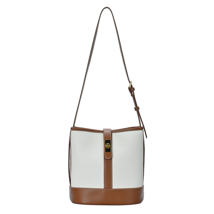 Black &amp; Camel Bucket Bag