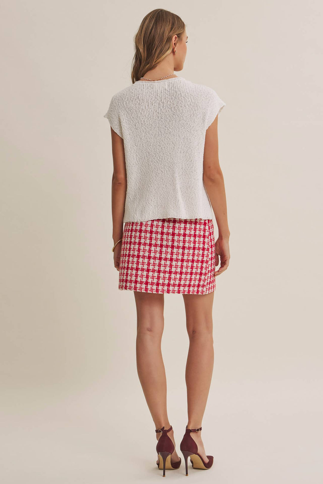 Cotton Slub Sweater Top