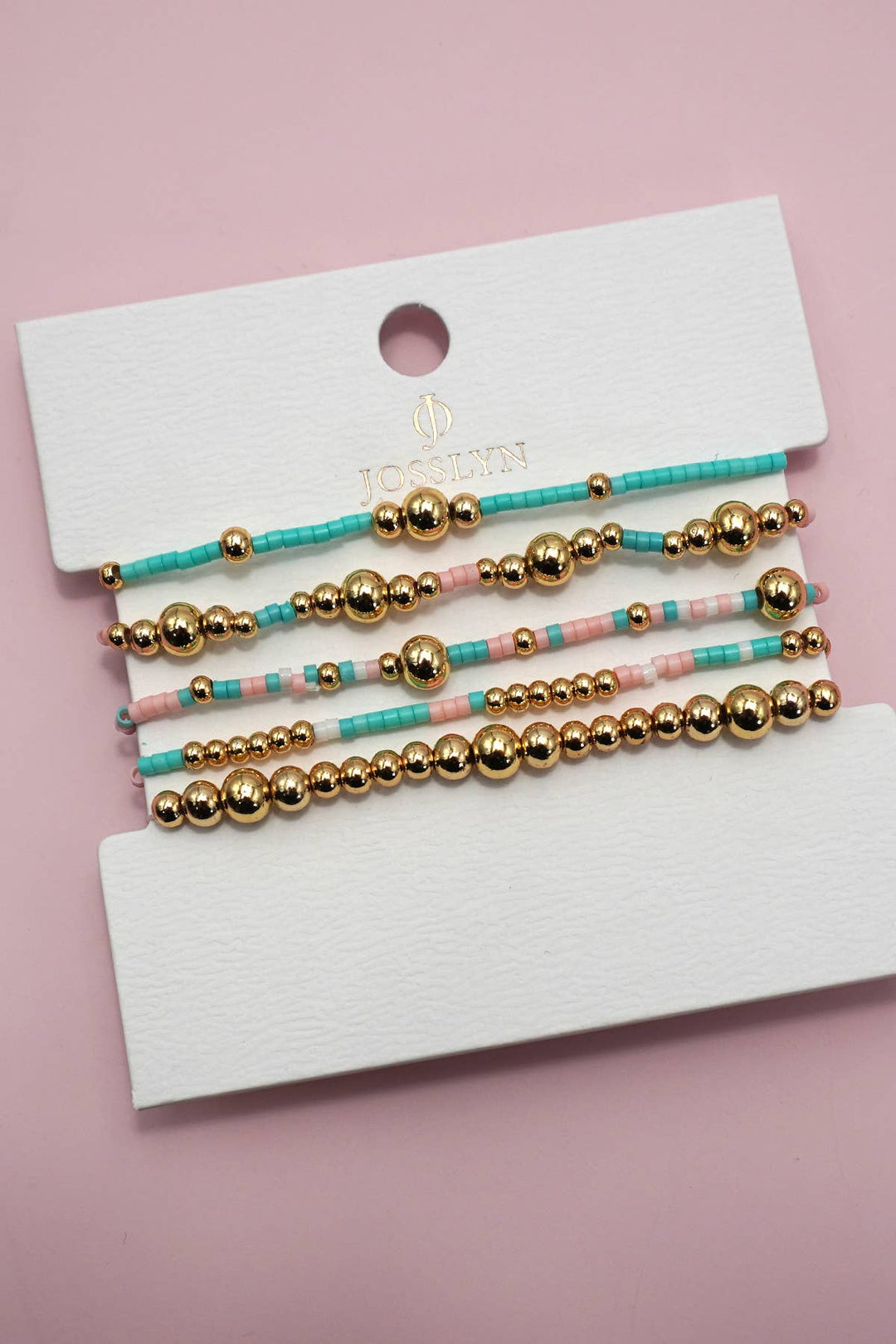 Multi Strand Turquoise Stretch Bracelet