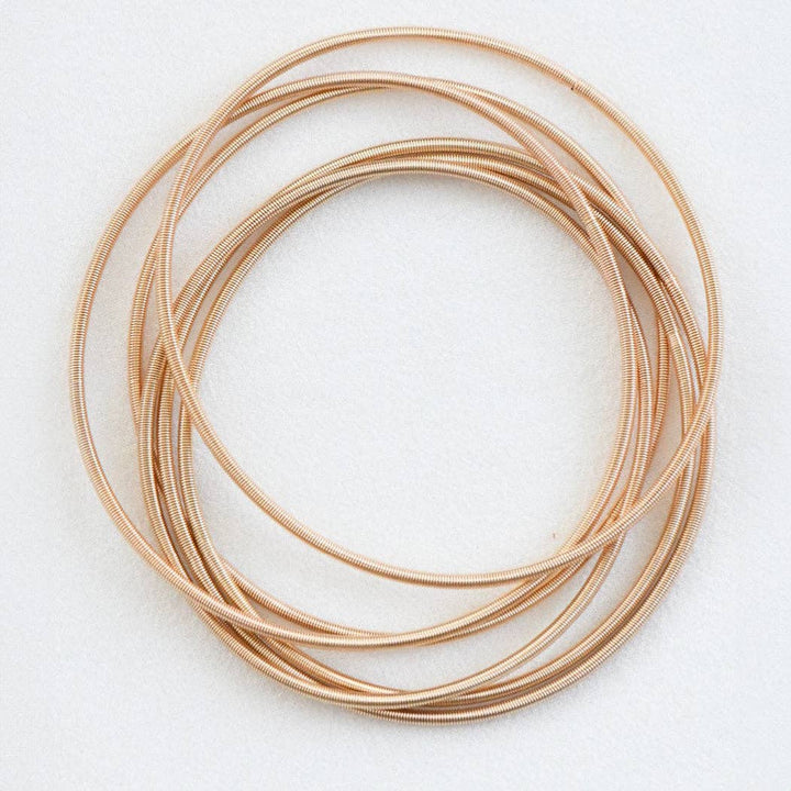 Stretchy Layered Guitar String Bracelet Set