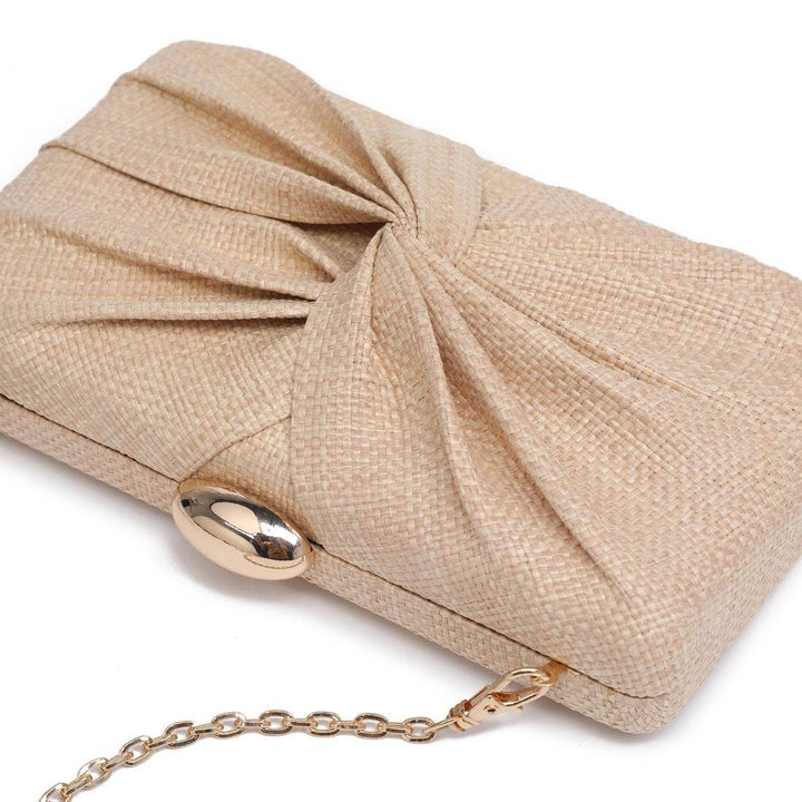 Beige Evening Bag