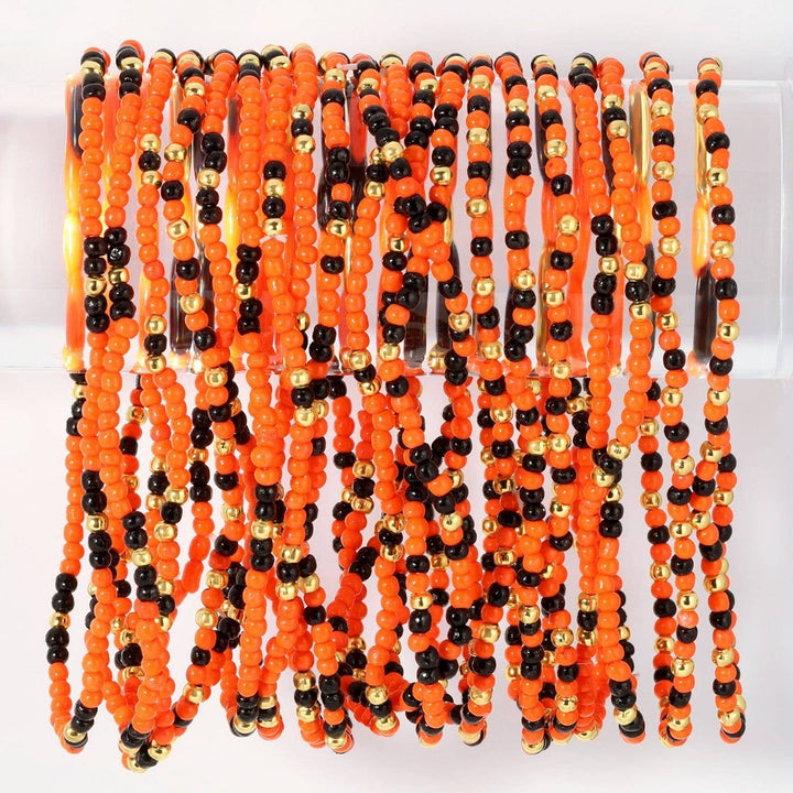 Stretch Seed Bead GAME DAY Bracelets