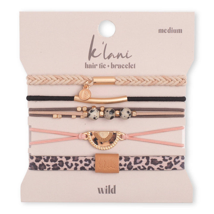 "Wild" Animal Print Hair Tie Bracelets