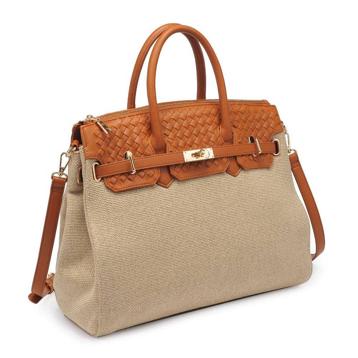 Natural Satchel Large Handbag