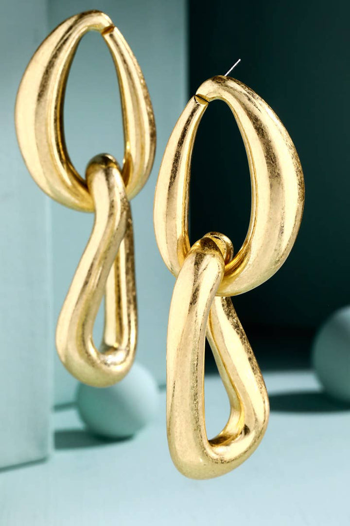 Hypoallergenic Chunky Chain Link Earrings