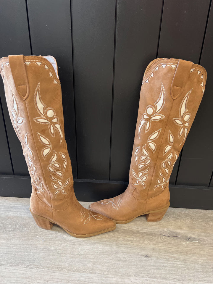 Tan Suede Boots
