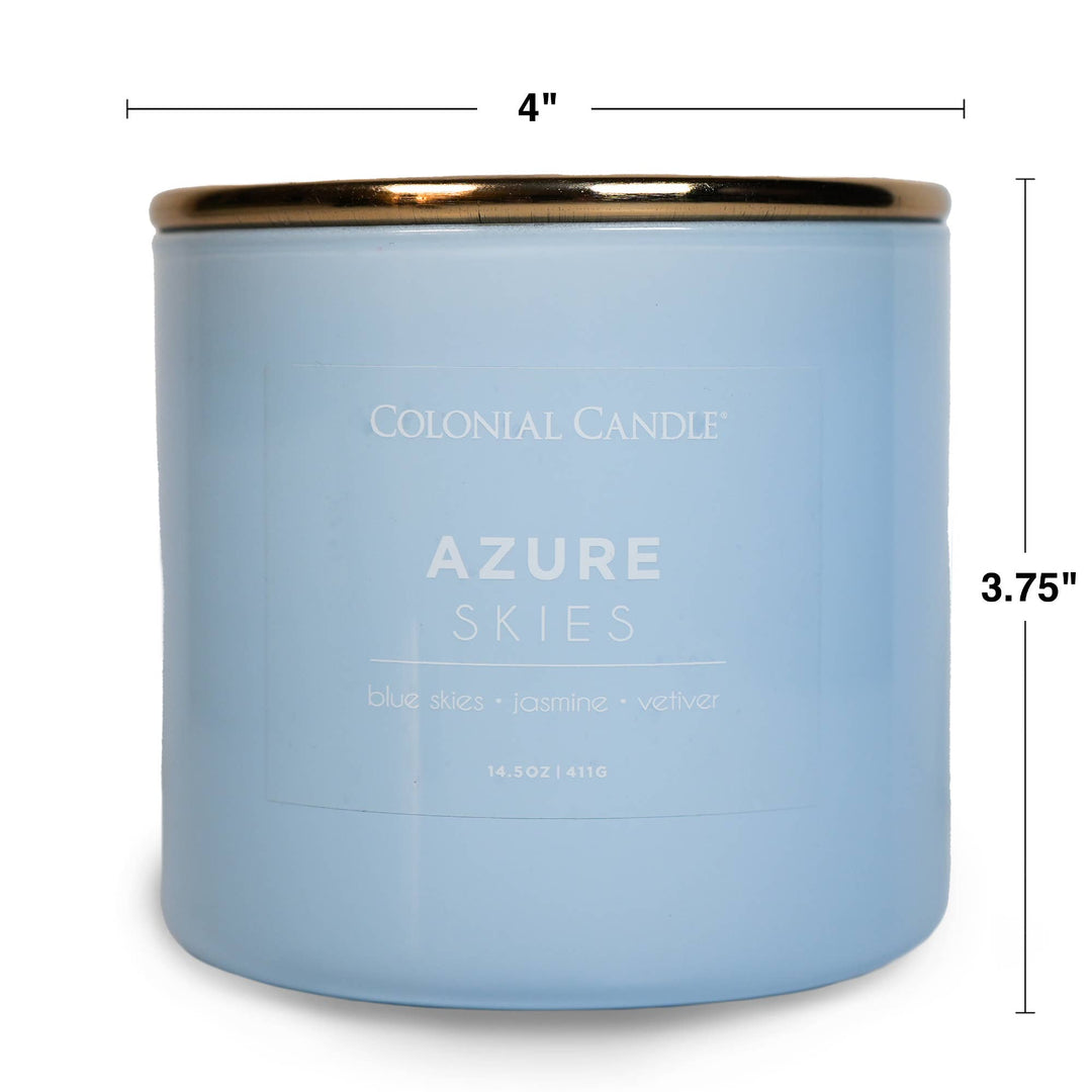 Azure Skies Scented Jar Candle, Soy Blend Wax, 14.5oz