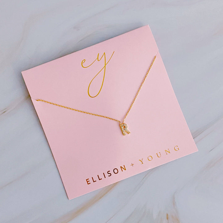 Tiny Initial Necklace