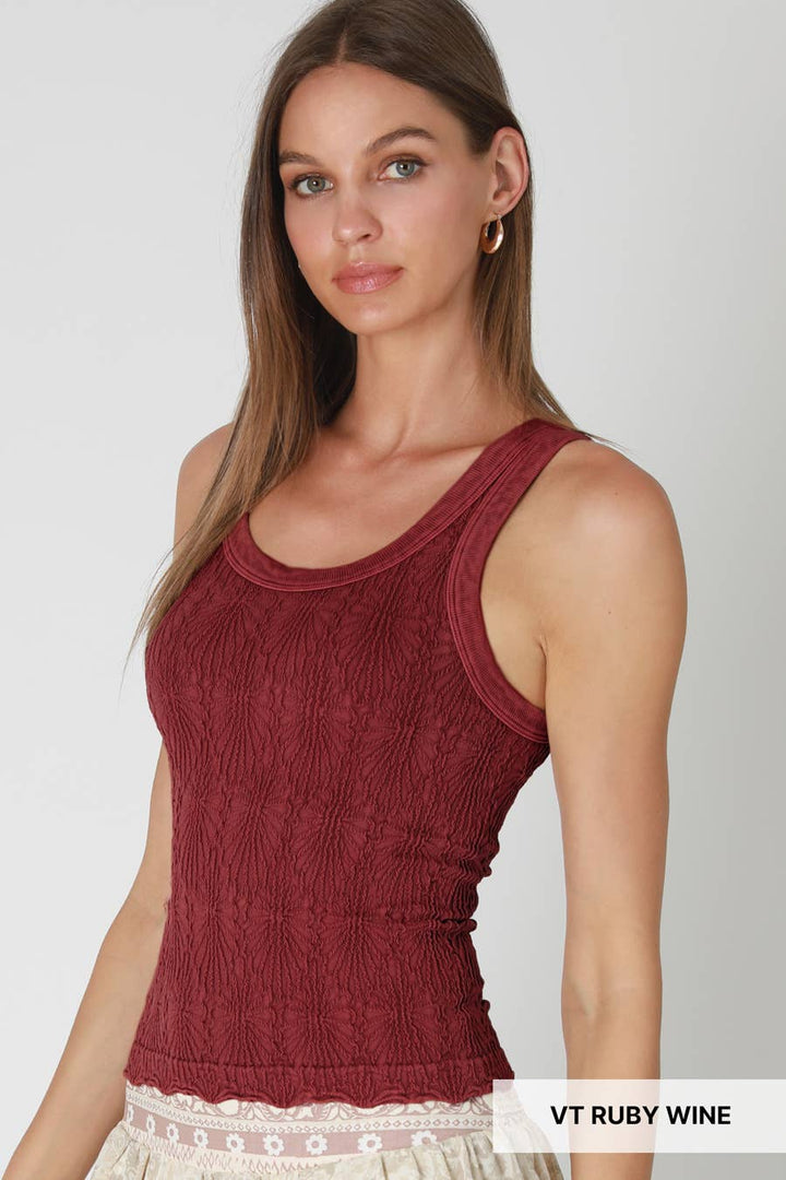 Textured Tank Top