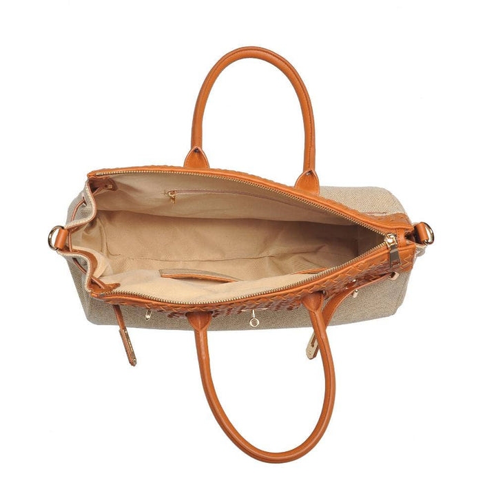 Natural Satchel Large Handbag