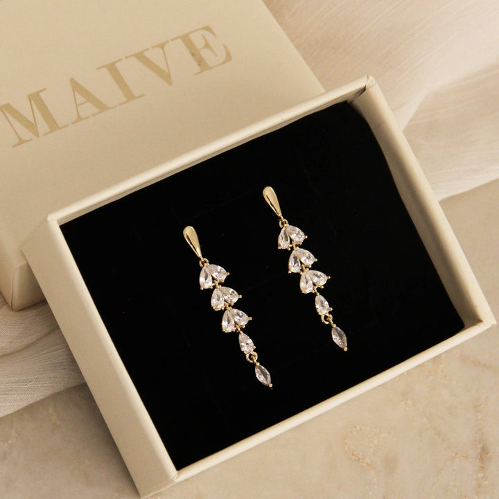 Pear Marquise Dangle Earrings