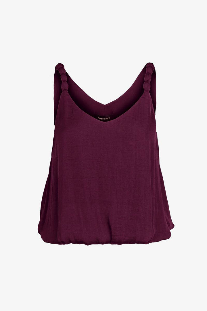 Billowy Strap Accent Tank Top
