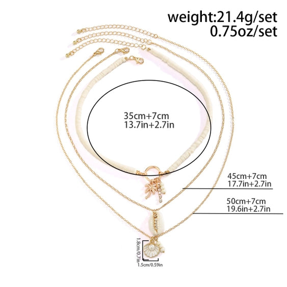 Seaside Layers Necklace Set