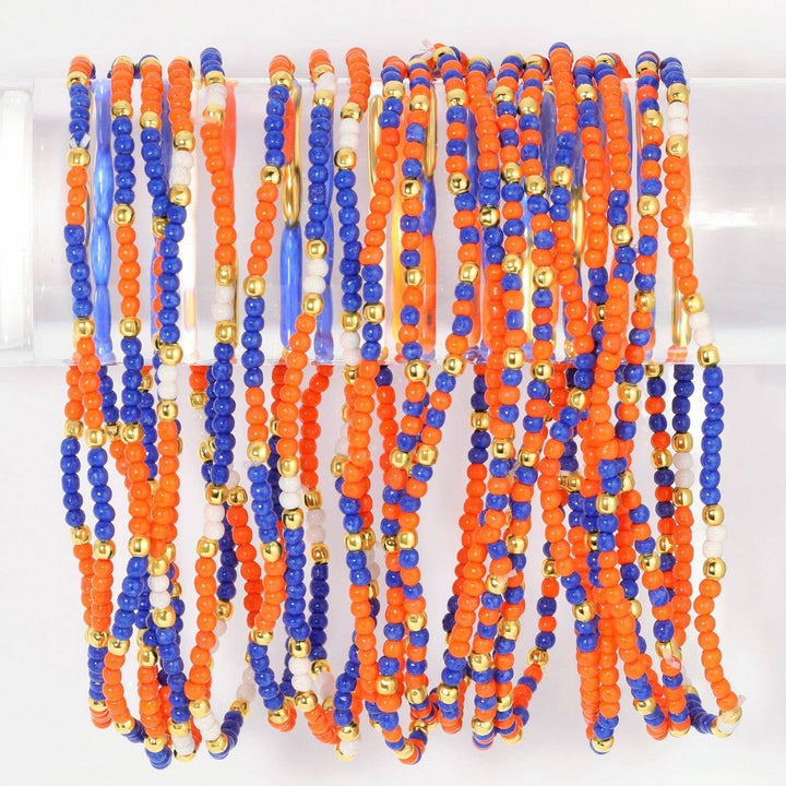 Stretch Seed Bead GAME DAY Bracelets