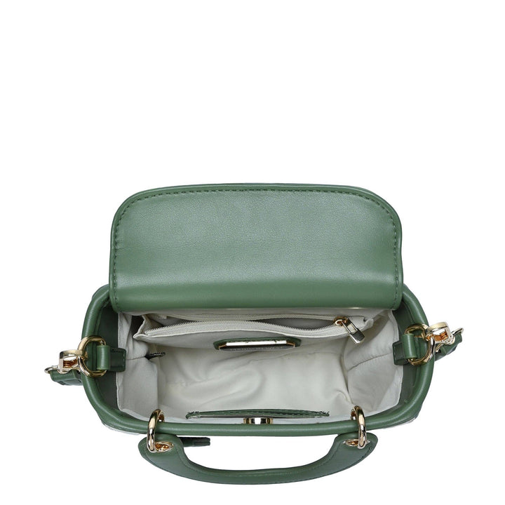 Off White &amp; Camel Satchel Bag
