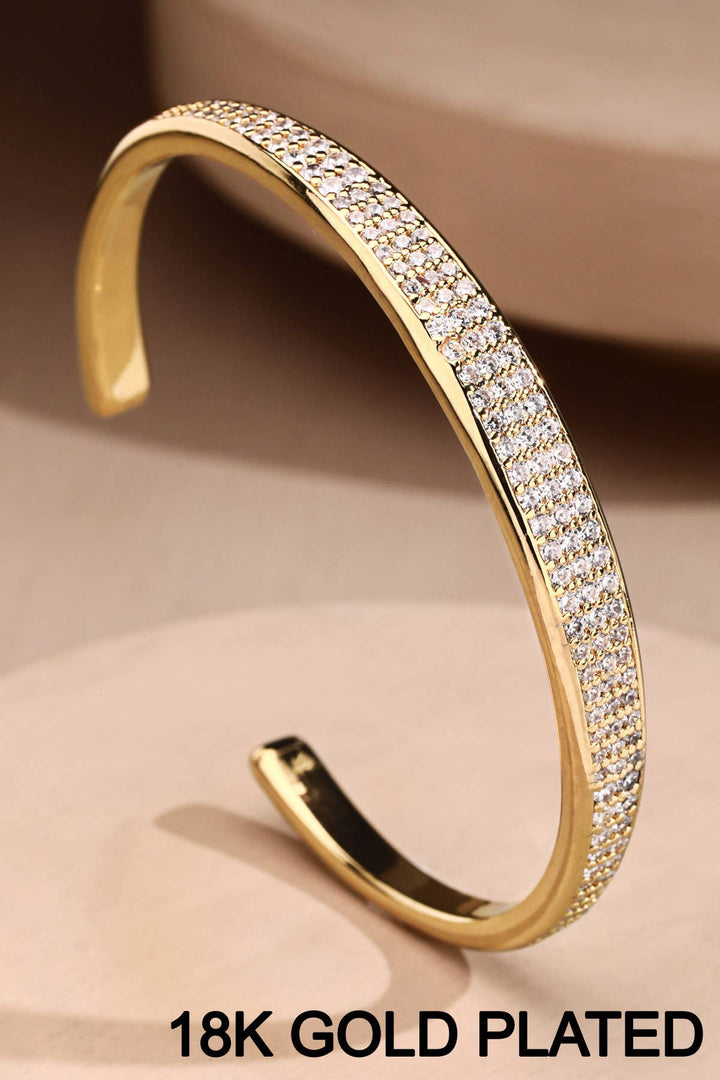 18K Gold Plated Cuff Bracelet