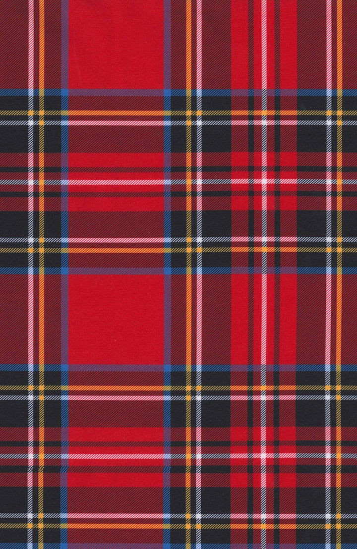 Gretchen Scott Twist &amp; Shout Red Plaid Top
