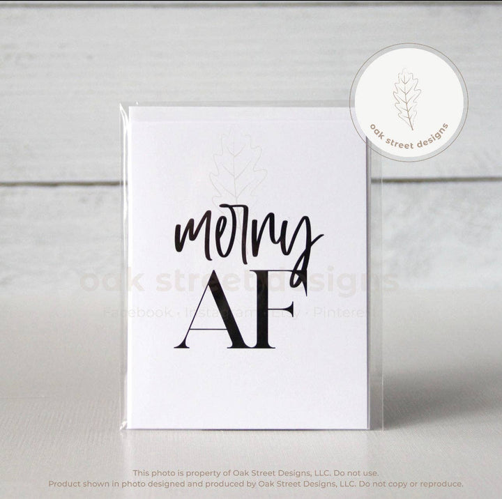 Merry AF Christmas Card