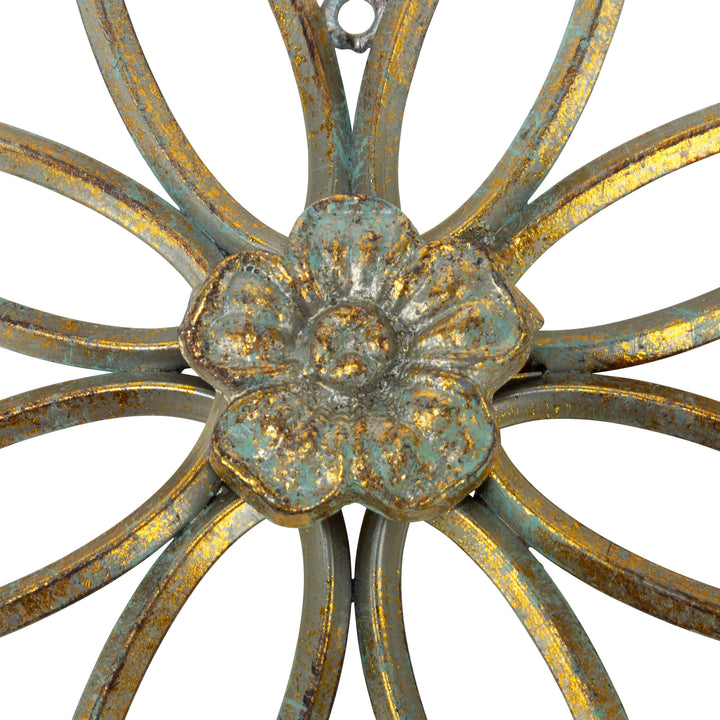 Metal Flower Wall Decor - Set of 3