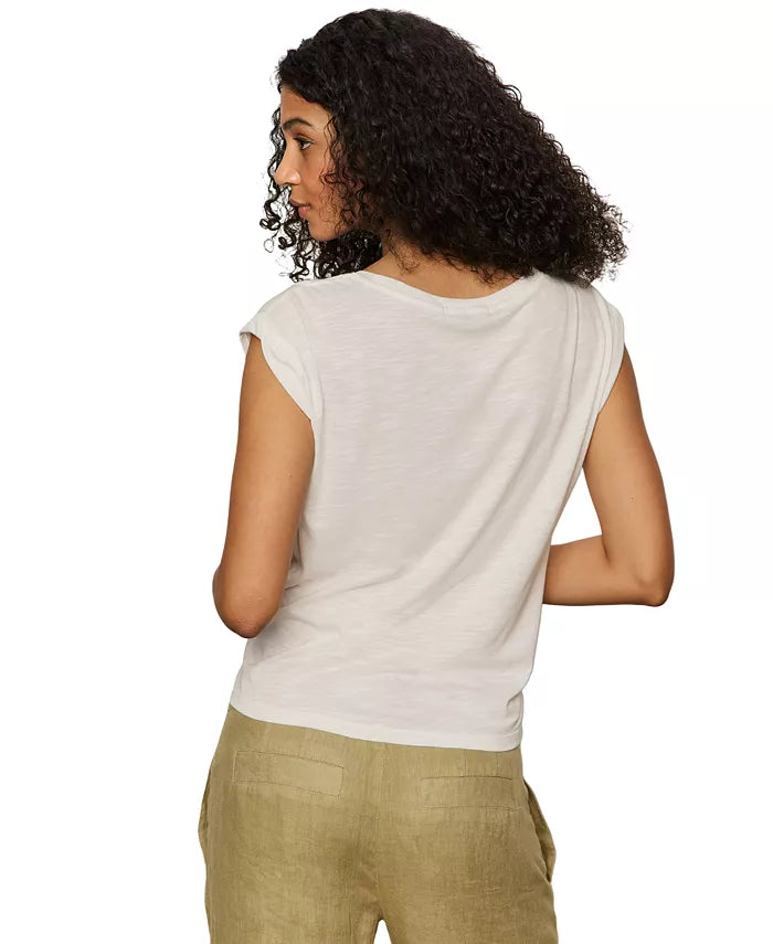 Knotted Muscle Tee- White