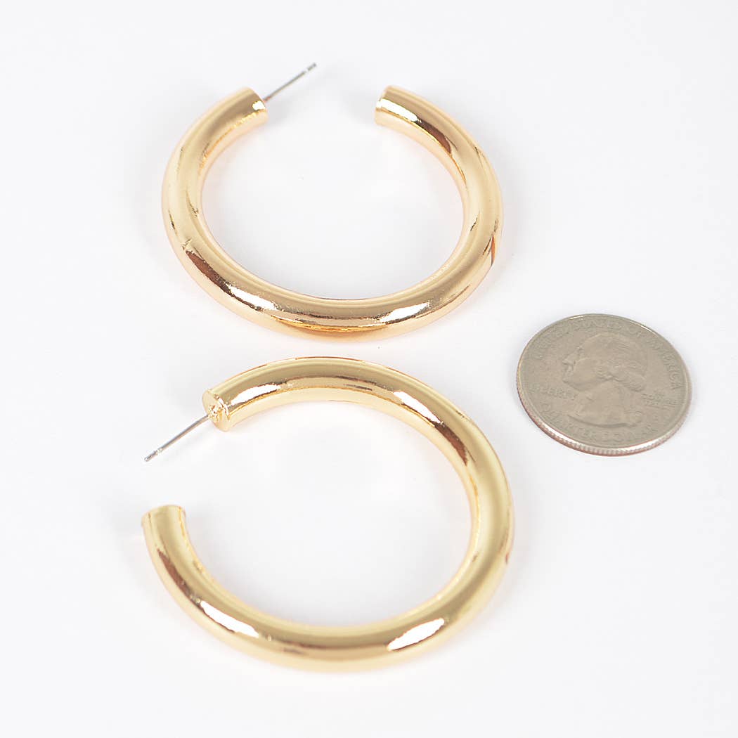 Medium Gold Hoop