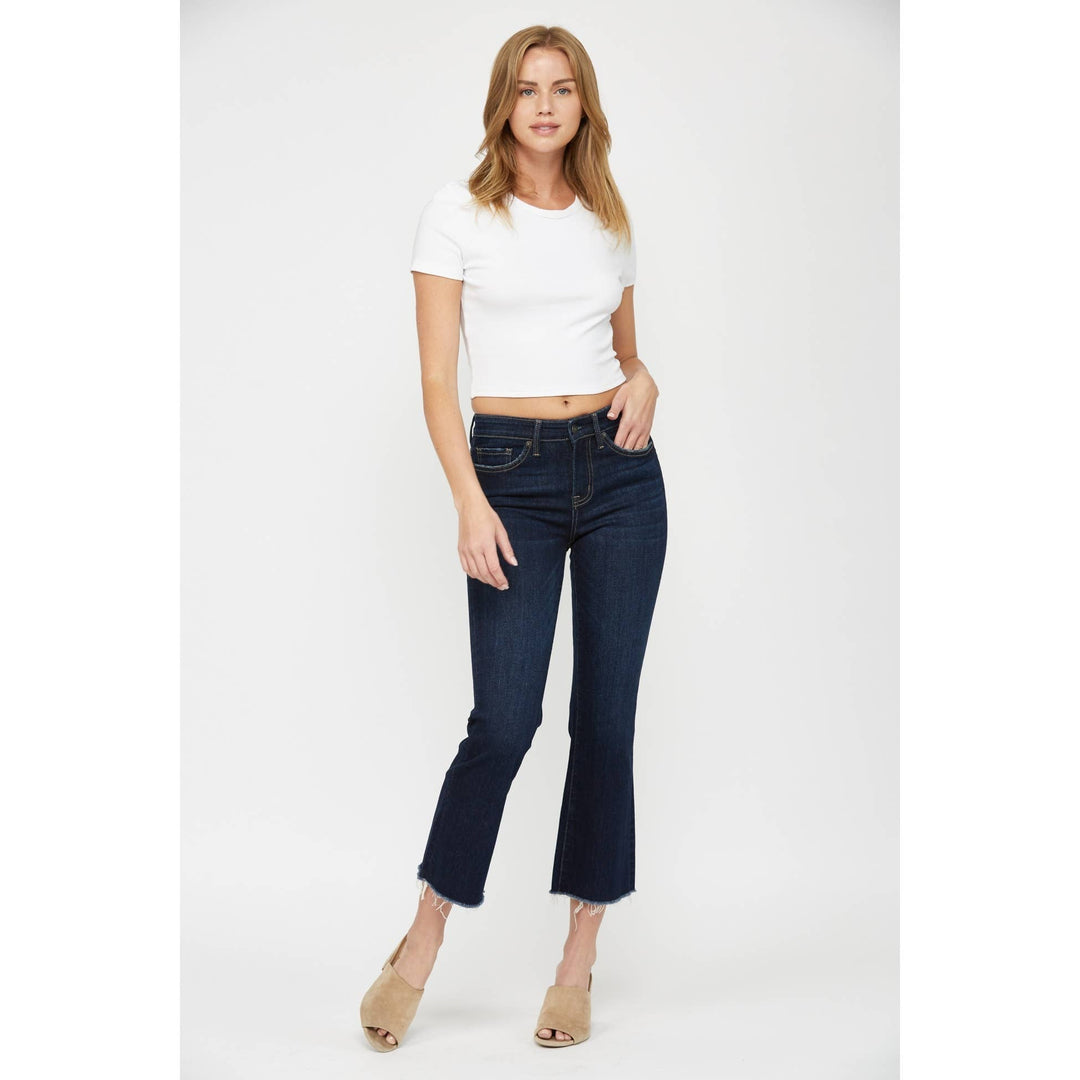 Mica Mid Rise Bootcut Crop