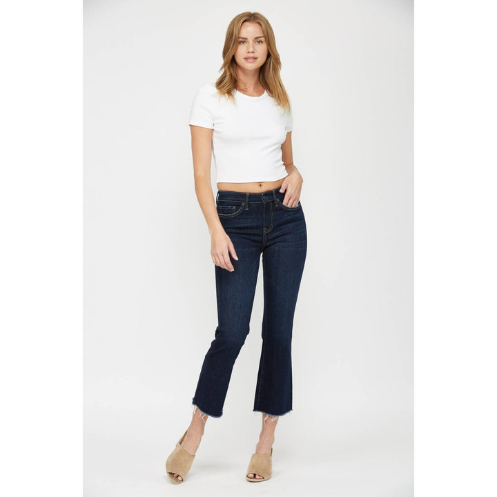 Mica Mid Rise Bootcut Crop