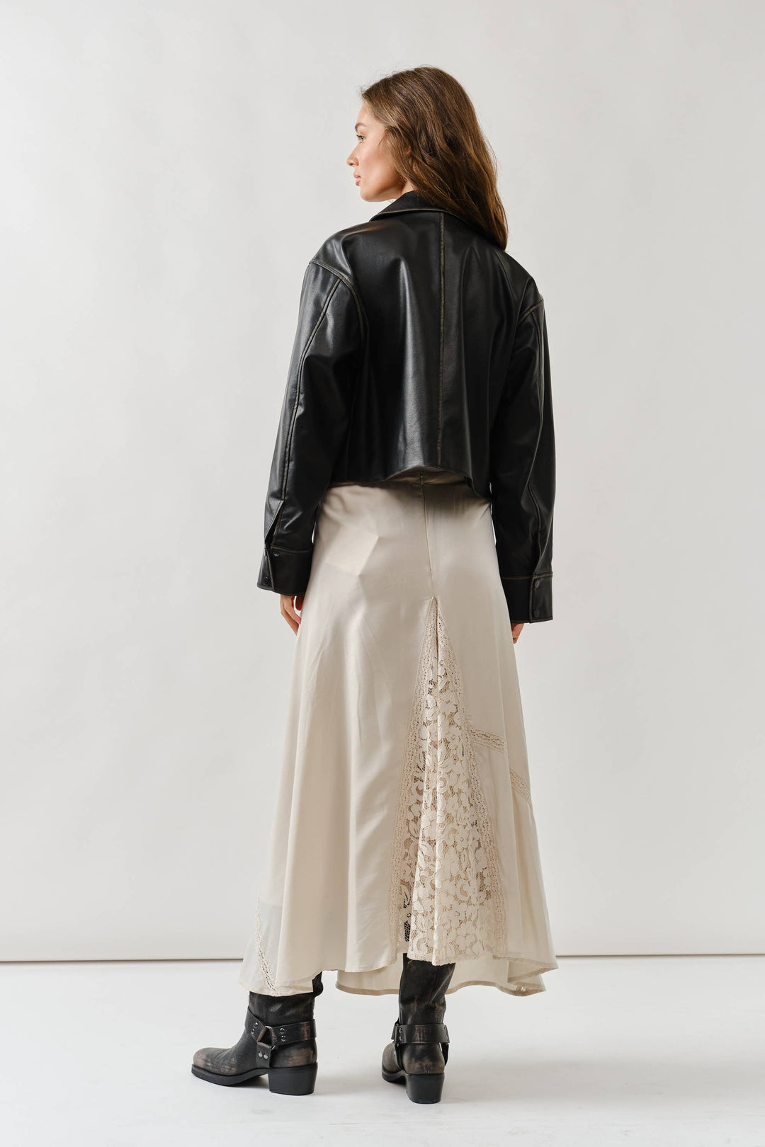 Brown Vintage Washed Leather Jacket-1 LEFT
