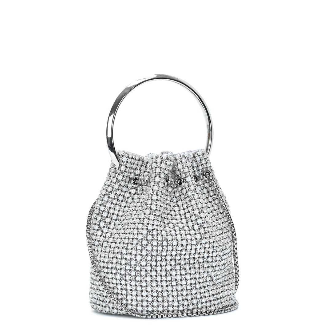 Rhinestones &amp; Pearls Evening Bag