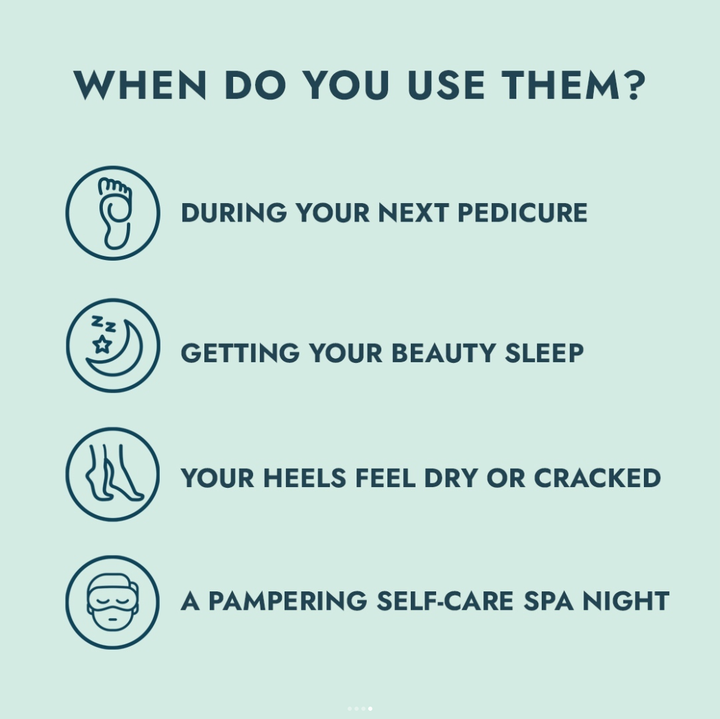 Moisturizing Heel Socks - Pink