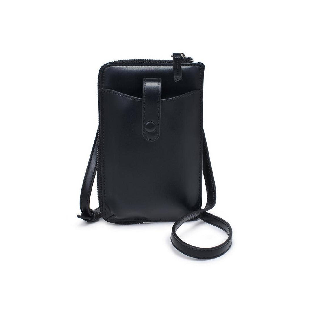 Natural or Black Cell Phone Crossbody