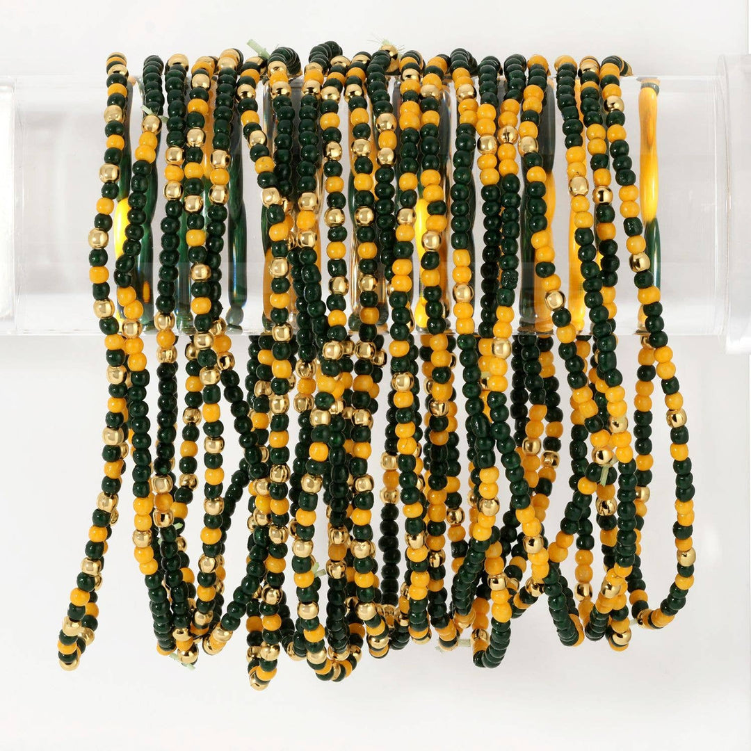 Stretch Seed Bead GAME DAY Bracelets