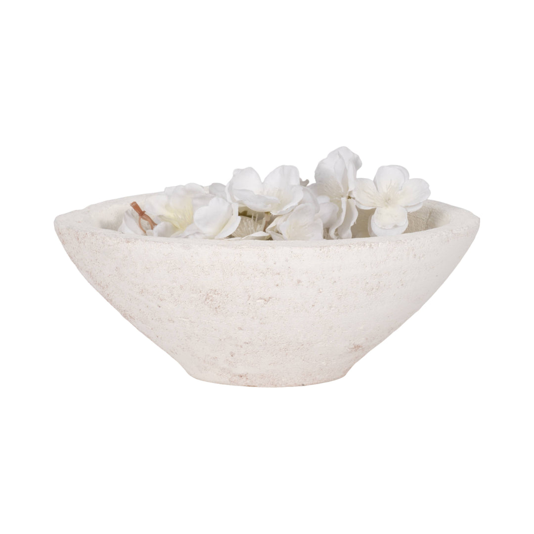 White Terracotta Bowl