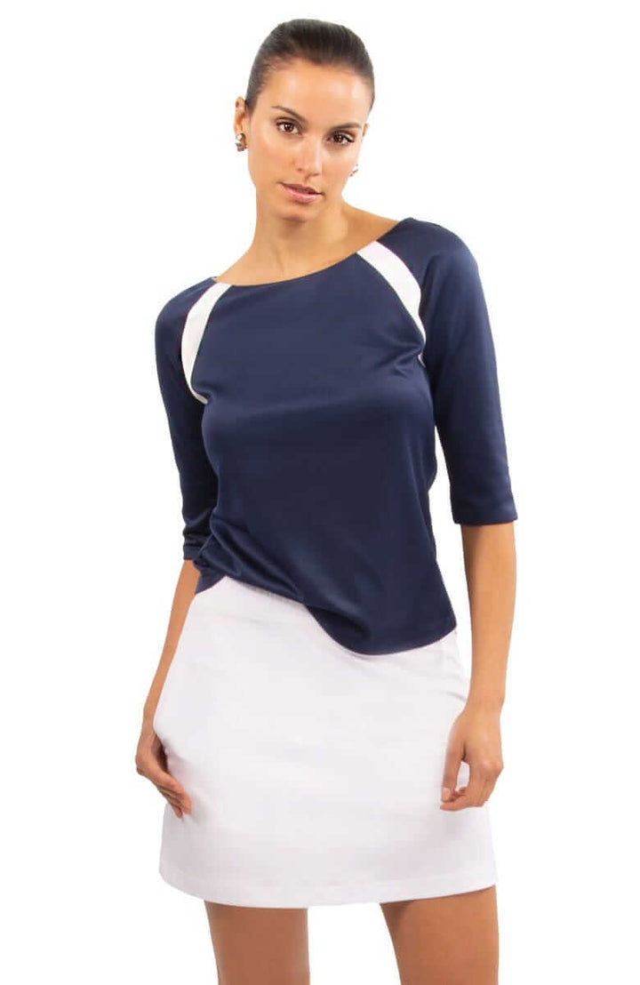 White Jersey Skort